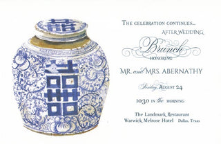 Ginger Jar Invitation set/20